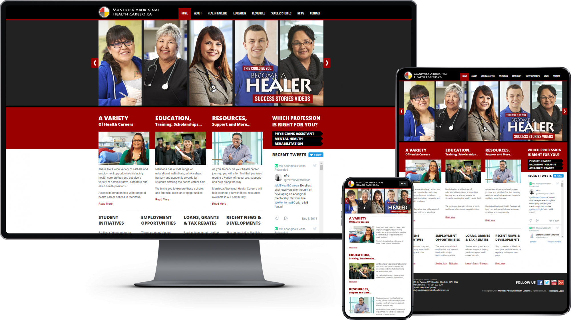 Indigenous and Aboriginal website and digital marketing inspiration