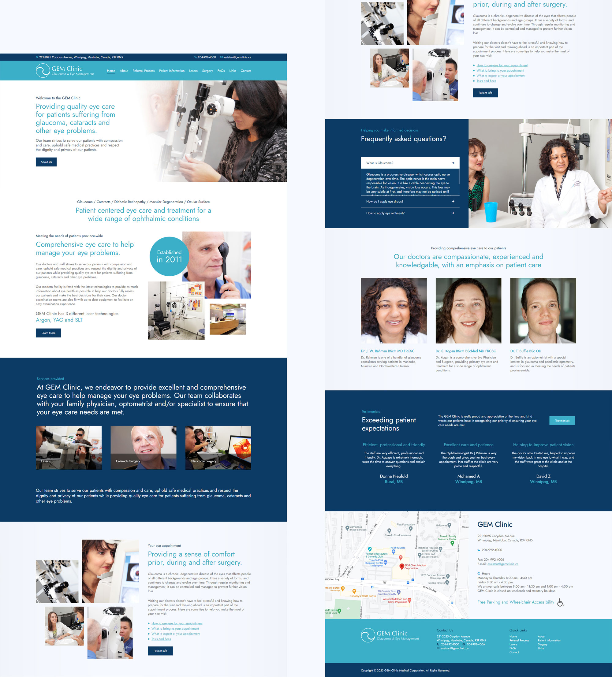 Pharmaceutical website and digital marketing inspiration