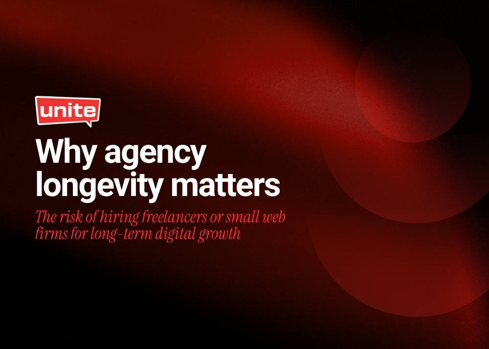 Why agency longevity matters: The risk of hiring freelancers or small web firms for long-term digital growth.